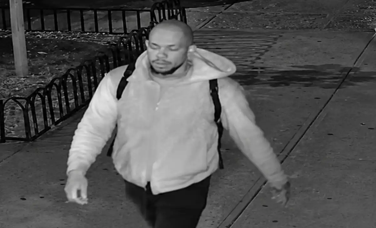Photo caption: nypd crime stoppers is seeking an unidentified man accused of approaching a 70-year-old victim from behind and pushing him to the ground on east broadway.