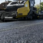 Muicipal road paving project.