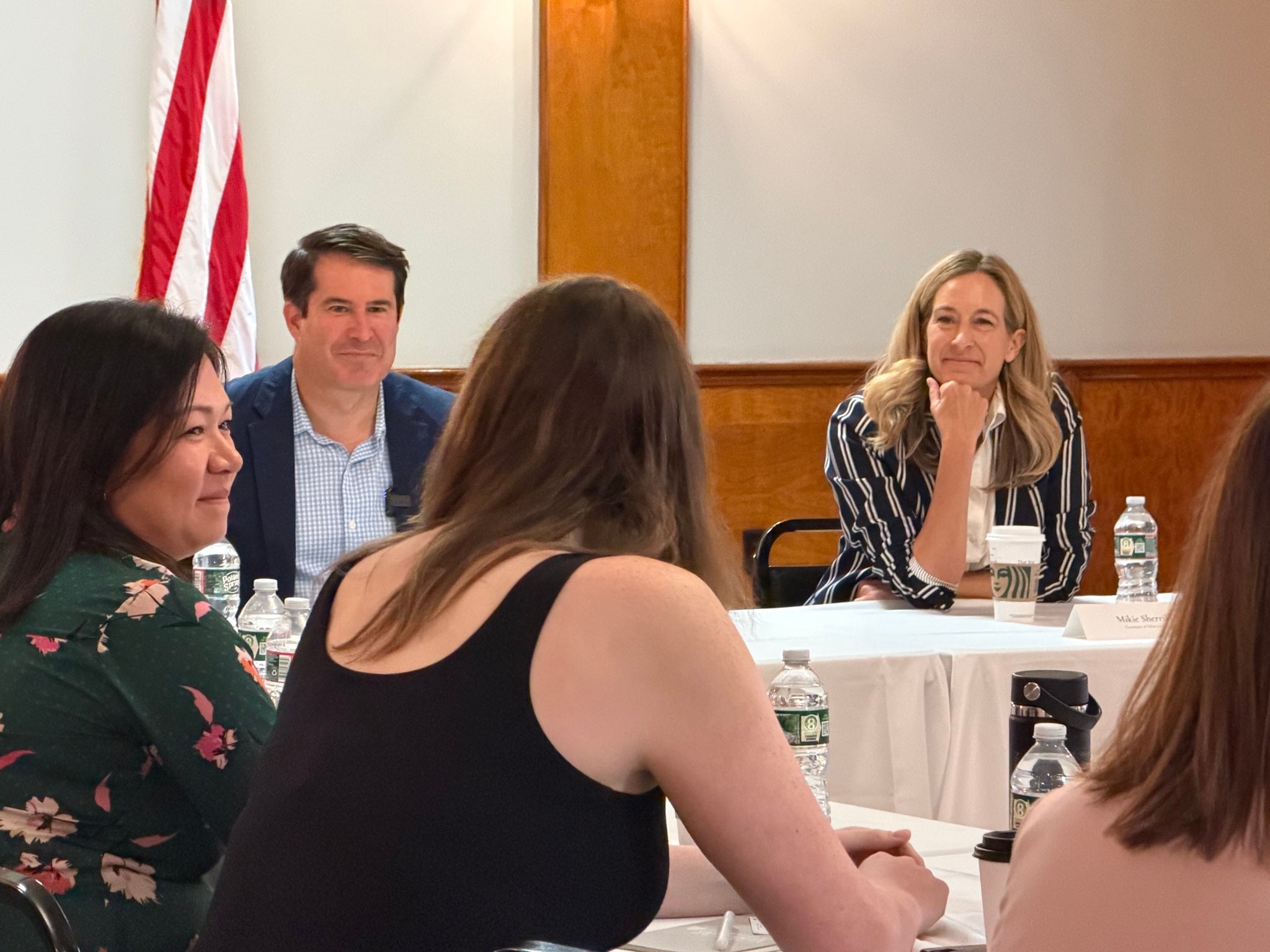 Photo caption: gov. Mikie sherrill campaigned in massachusetts while attorney general jennifer davenport participated in multistate litigation in california as new jersey continues grappling with major policy challenges at home.