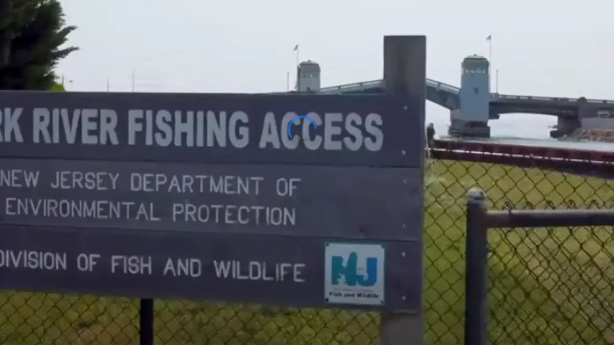Hidden jersey shore fishing spot offers prime access to shark river inlet Hidden jersey shore fishing spot offers prime access to shark river inlet