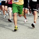 Start of a 5k race