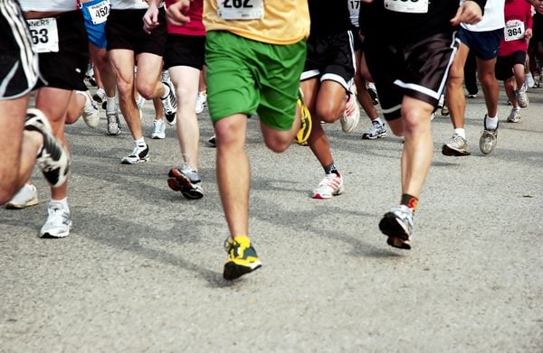 Start of a 5k race