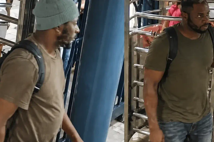 Photo Caption: NYPD investigators are seeking an unidentified suspect accused of forcibly touching a 19-year-old woman aboard a northbound No. 5 train at Union Square.