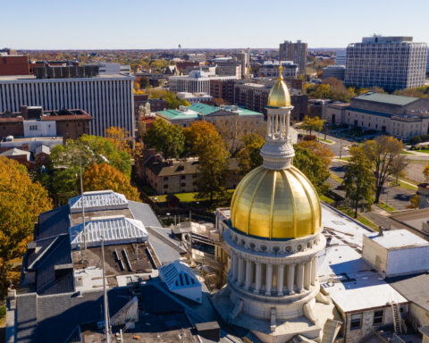 Trenton Capitol - The New Jersey State House in Trenton, where lawmakers approved the Fiscal Year 2027 budget that has sparked debate over state and federal Medicaid funding.
