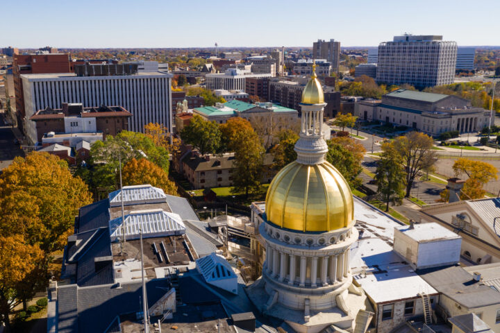 Trenton Capitol - The New Jersey State House in Trenton, where lawmakers approved the Fiscal Year 2027 budget that has sparked debate over state and federal Medicaid funding.