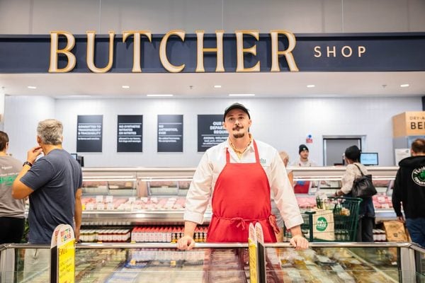 Photo Caption: Somerset County Commissioner Sara Sooy joined local officials, business owners and residents Friday for the grand opening of Whole Foods Market at Montgomery Promenade in Skillman.