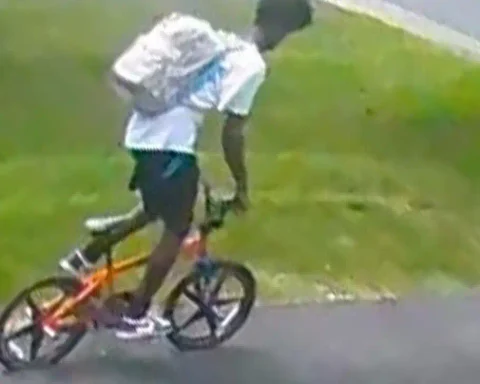 Photo Caption: Bethlehem Township police released a surveillance image of a burglary suspect accused of stealing a bicycle from a residential garage.