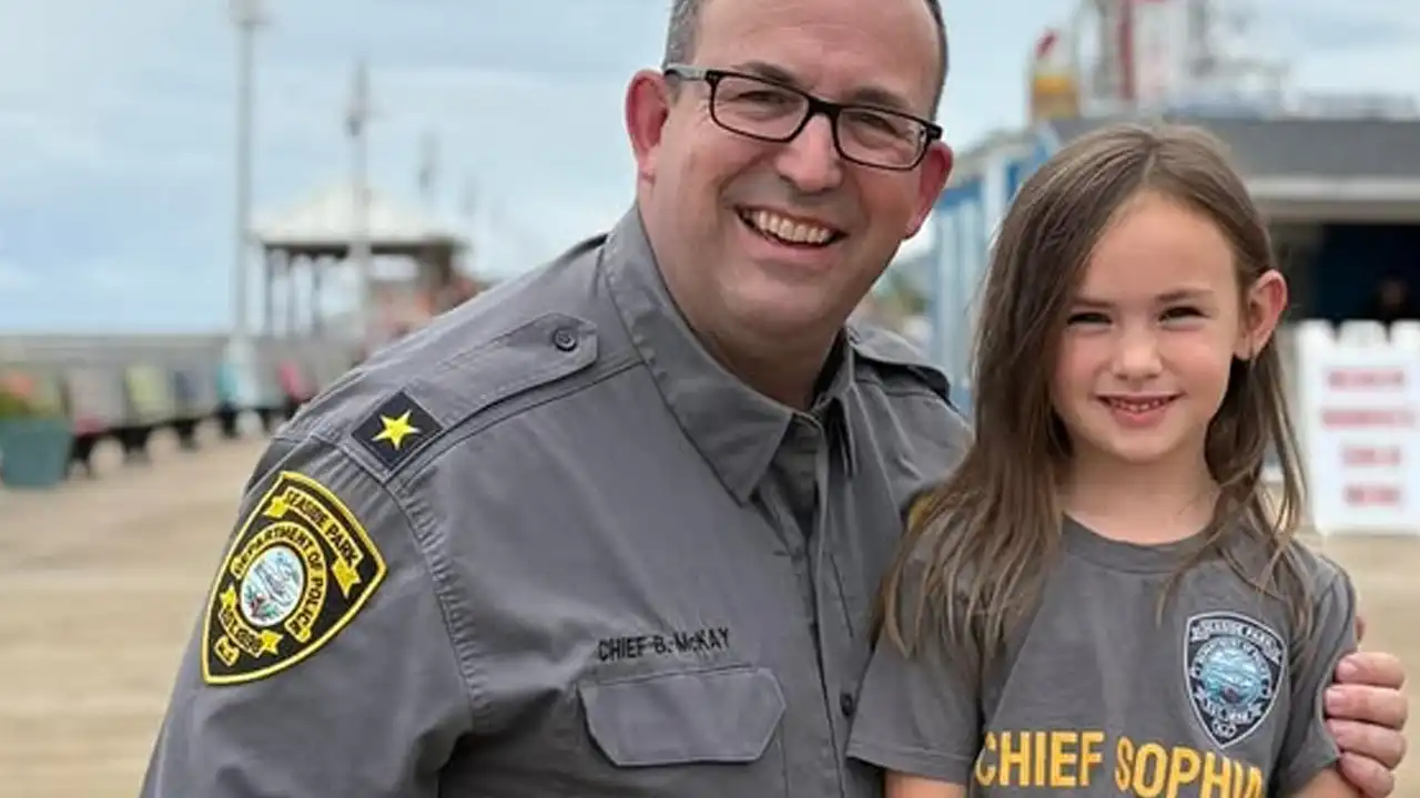 Seaside Park Police Welcome First-Ever ‘Chief of the Day’ During Community Outreach Program