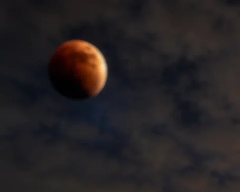 Composite illustration - Lunar eclipse, nj