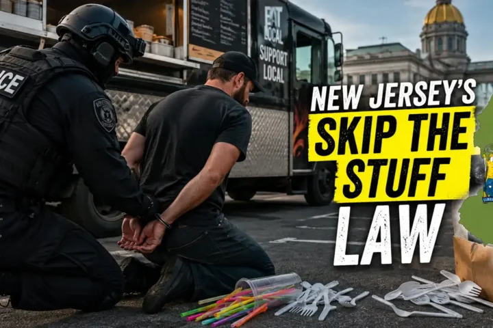 New jersey tells residents how to report restaurants for violating plastic utensil and straw laws