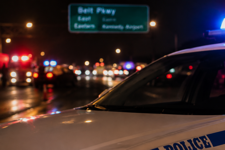 Two Brooklyn men were sentenced to prison for deliberately staging three NYC highway crashes as part of an insurance fraud scheme, prosecutors said.