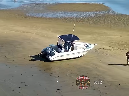 Boats left stranded as nearly five-foot low tide drains water from manasquan inlet