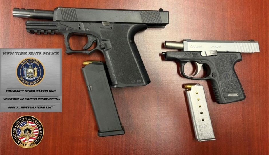 Traffic stop uncovers ghost gun and defaced handgun in broome county police say Traffic stop uncovers ghost gun and defaced handgun in broome county police say