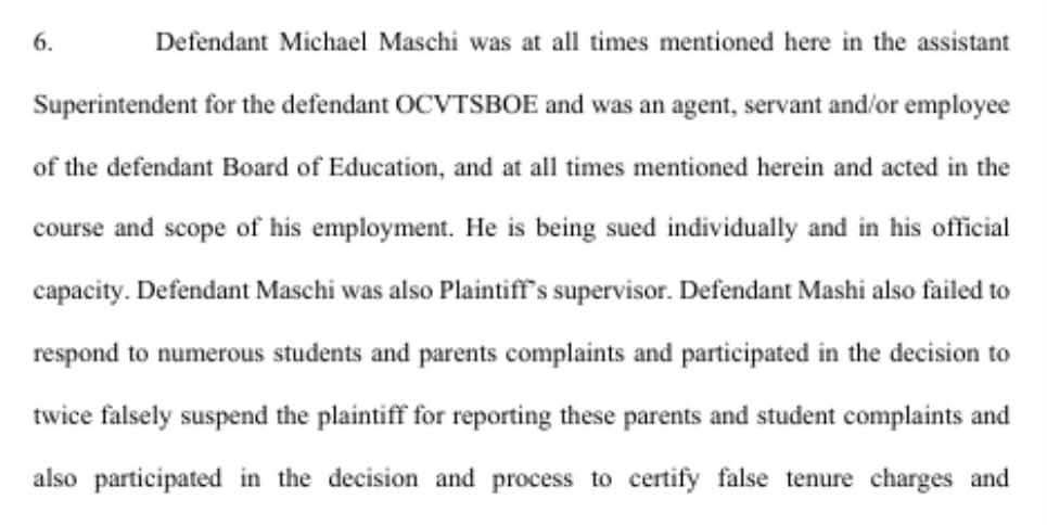 North hanover schools superintendent named in ocvts whistleblower lawsuit alleging retaliation