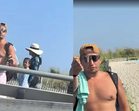 Volunteers preparing for Ventnor's annual Jewish Summer Fest were verbally confronted by a lone protester before police responded and the event continued without further disruption.