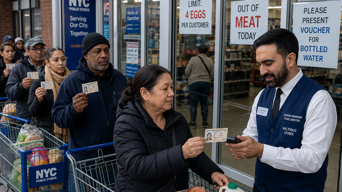 Nyc's proposed city-run grocery stores would require id cards to buy discounted food