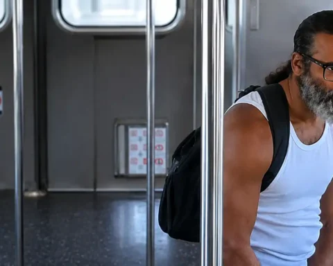 Photo Caption: The NYPD released this surveillance image of an unidentified individual wanted in connection with the Aug. 17 robbery of a 35-year-old rider aboard a Queens-bound A train.