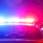 Police activity on street - drriver being pulled over