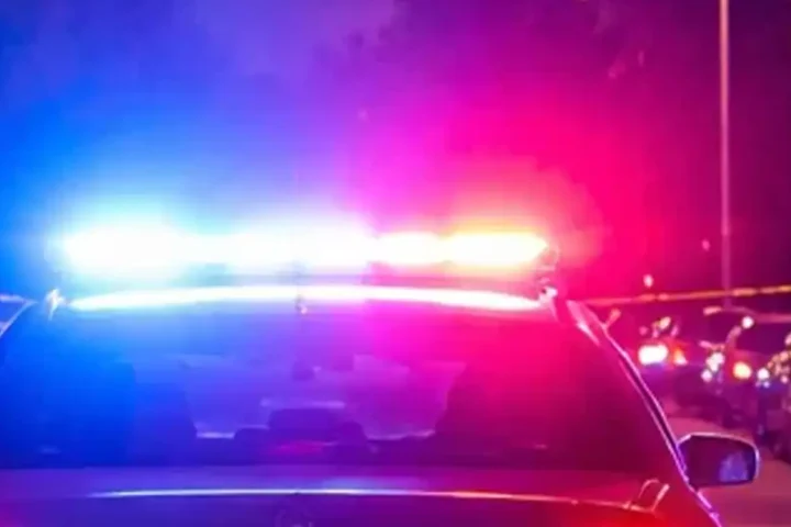 Police activity on street - drriver being pulled over
