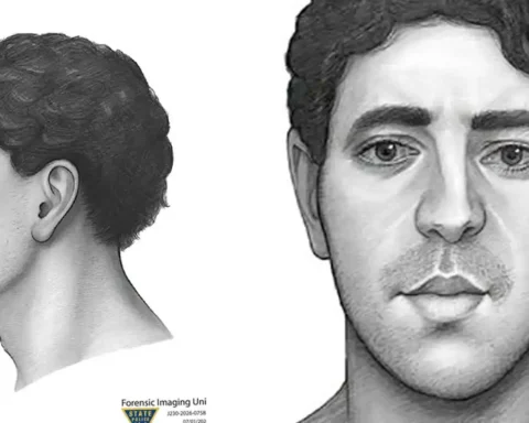 A composite sketch released by the New Jersey State Police depicts an unidentified man whose skeletal remains were discovered in a Brigantine marsh in 1982. Investigators are asking the public to help identify him.