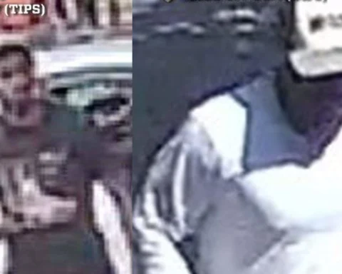 Two suspects are wanted after police say they exchanged gunfire on Davidson Avenue in the Bronx before fleeing the scene on foot.