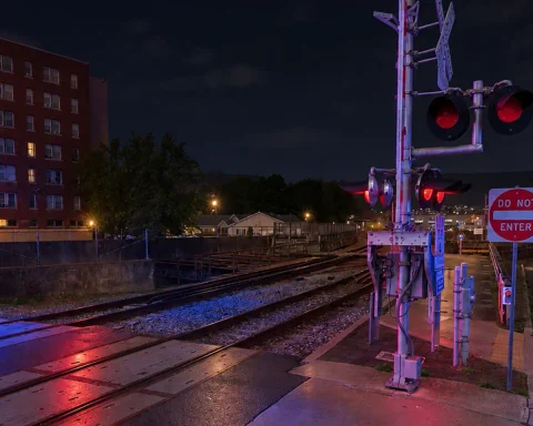 A pedestrian was struck and killed by a train at Cumberland's Baltimore Street railroad crossing Sunday night as investigators seek witnesses.