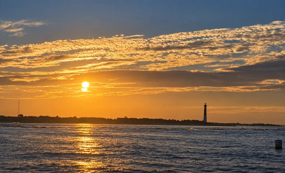 Barnegat Lighthouse at Sunset. Photo by Phil Stilton - Shore News Network