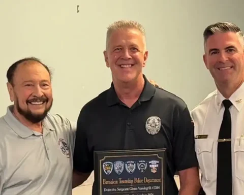 Detective Sgt. Glenn Vandegrift has retired after 28 years with the Bensalem Township Police Department. Photo courtesy of Bensalem Police. Photo by Bensalem PD.