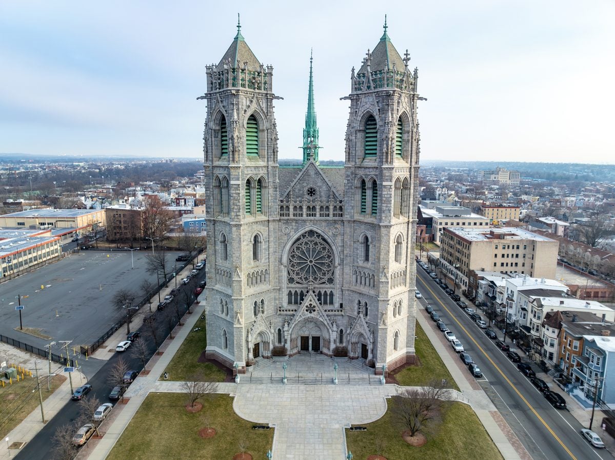 Cathedral Basilica of the Sacred Heart - Newark, NJ. It is the fifth-largest cathedral in North America and is the seat of the Roman Catholic Archdiocese of Newark.
