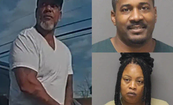 Four people are charged with helping toms river murder suspect douglas cobb evade police or providing false information as the manhunt continues.