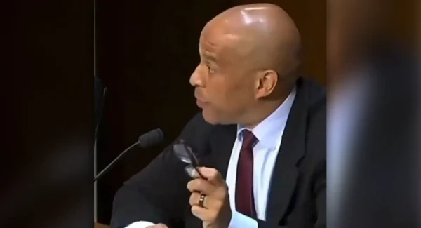 Sen. Cory booker and fbi director kash patel exchange personal attacks during a heated senate judiciary committee oversight hearing in washington.