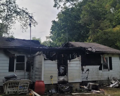 A Sudlersville house fire displaced five people, killed a pet cat and caused $230,000 in damage Thursday as investigators work to determine the cause.