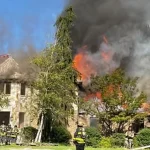 Five firefighters hospitalized after holmdel house fire engulfs armand court home