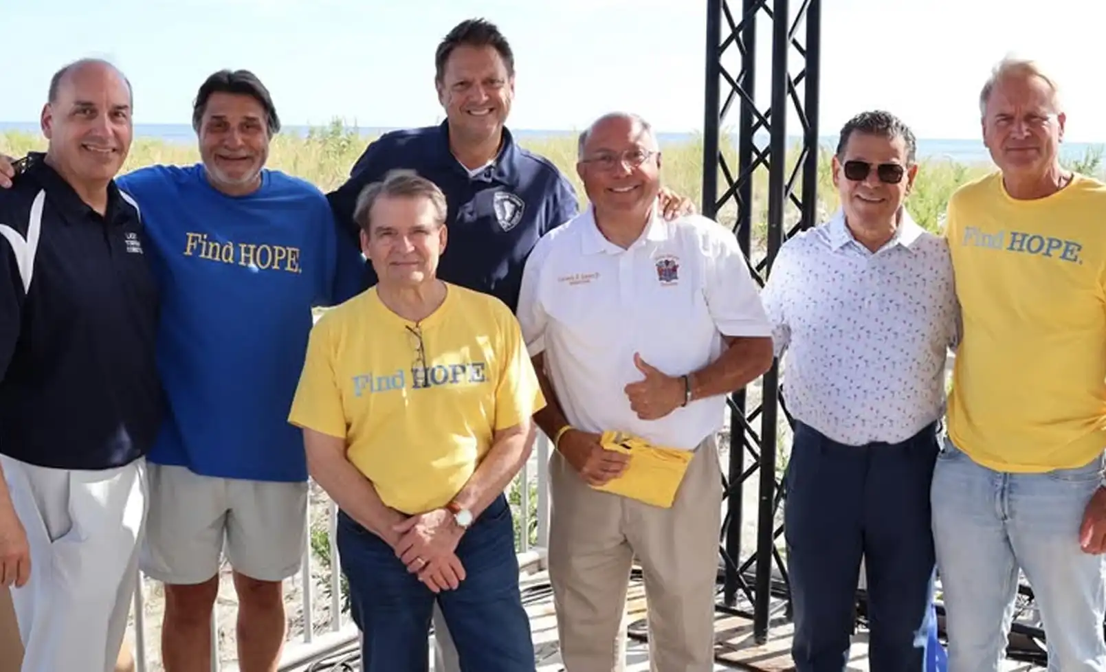 Ocean County Commissioner Frank Sadeghi joined HOPE Sheds Light's 13th annual walk celebrating recovery, supporting families and reducing addiction stigma.