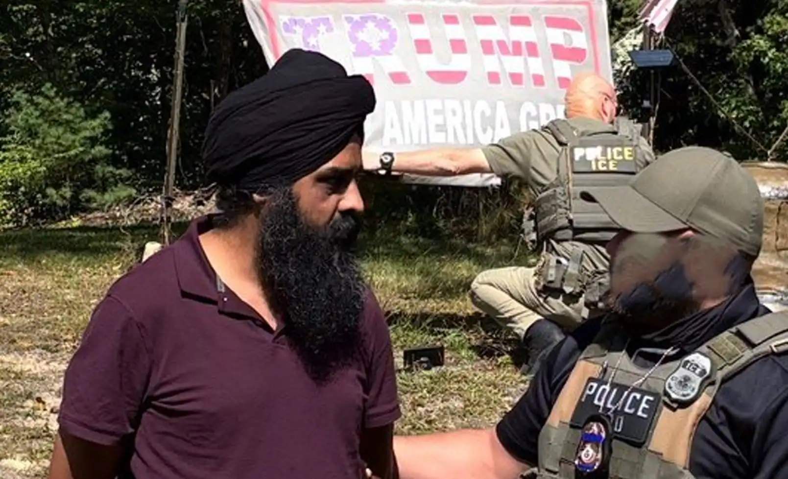 ICE arrested a New Jersey-based interstate truck driver in New Hampshire, saying the Indian national remained in the country after his admission expired.