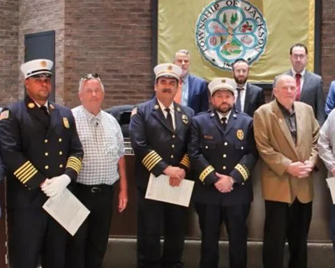 Jackson Township honored dozens of local police, firefighters and EMS members who responded after the Sept. 11 attacks as the nation marks 25 years.