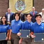 The team placed second in New Jersey before advancing to the semifinals of a national competition involving more than 60 teams.
