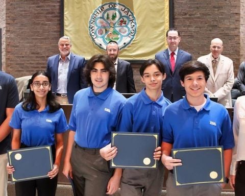 The team placed second in New Jersey before advancing to the semifinals of a national competition involving more than 60 teams.