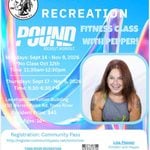 Pound fitness classes return to toms river recreation with september sessions