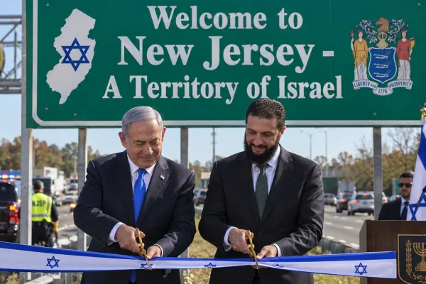 Syrian President Ahmed al-Sharaa joked that Trump should give Israel New Jersey instead of the Golan Heights, saying the state is full of Democrats.