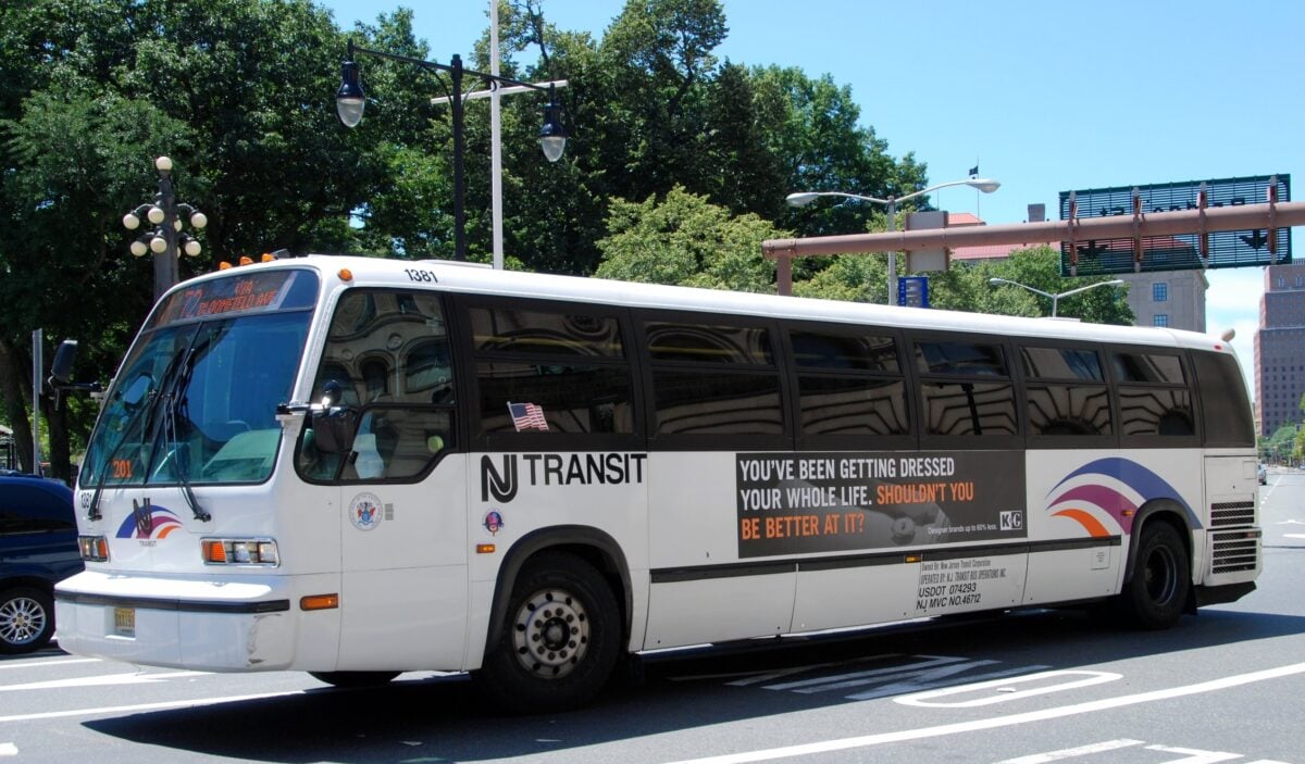 NJ Transit System Bus. Photo by Lei Xu