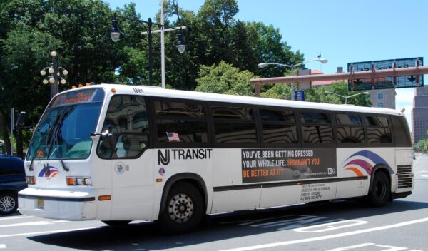 Nj transit system bus. Photo by lei xu