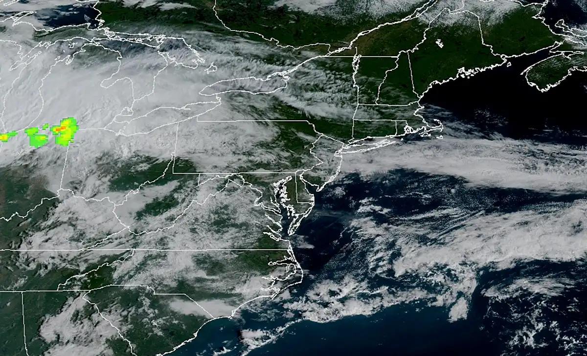 New Jersey will see a partly sunny Saturday before showers and thunderstorms become increasingly likely Sunday afternoon and Sunday night.