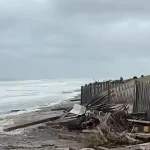 Ocean city beaches battered by nor’easter as debris, erosion hit end of guarding season