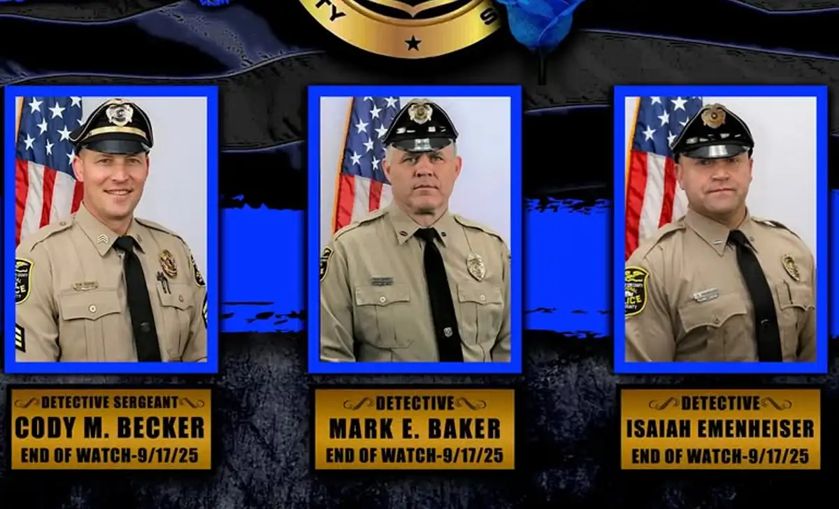 Northern York County Regional Police are remembering Detective Sgt. Cody Becker and Detectives Mark Baker and Isaiah Emenheiser one year after their line-of-duty deaths.