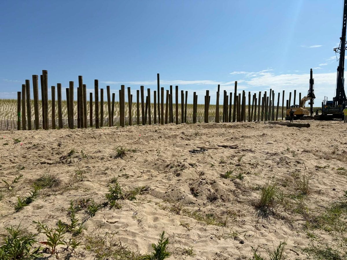 New photos show construction beginning on Ortley Beach’s new boardwalk, transforming the former Surf Club property nearly 14 years after Superstorm Sandy.