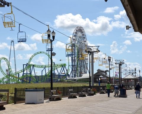A toddler's fall from the Seaside Heights Sky Ride is raising questions about ride restraints, height limits and New Jersey's amusement safety inspections.