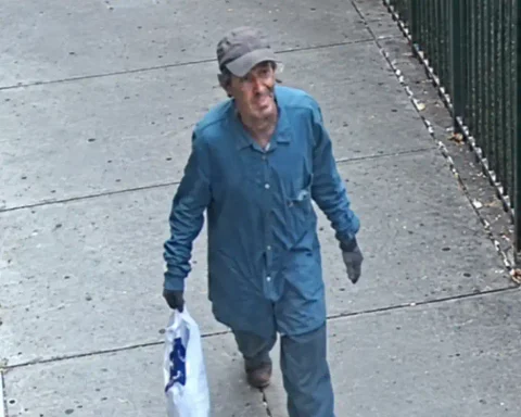 NYPD is searching for a suspect accused of forcibly touching a 28-year-old woman from behind inside Manhattan's Rector Street subway station.