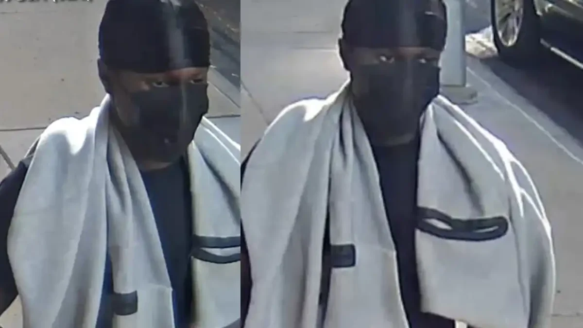 NYPD detectives are searching for a gunman accused of firing multiple shots at a group outside a Manhattan Avenue building in Harlem before fleeing.