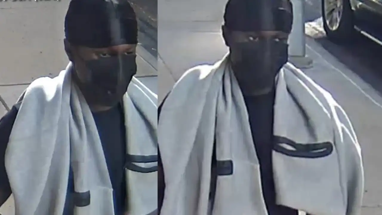 Nypd detectives are searching for a gunman accused of firing multiple shots at a group outside a manhattan avenue building in harlem before fleeing.